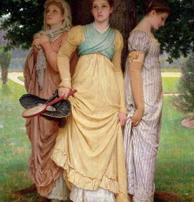 A Summer Shower by Charles Edward Perugini