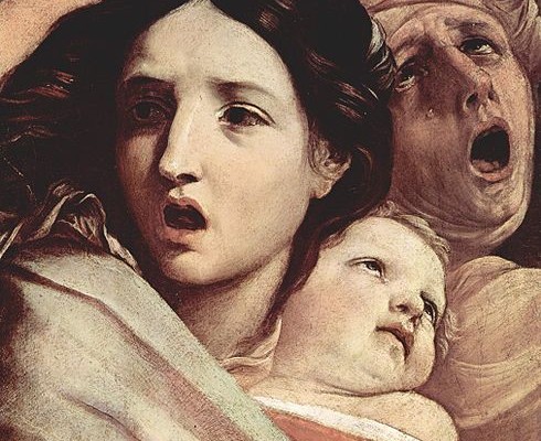 ccm Massacre of the Innocents, detail, by Guido Reni